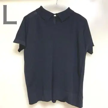 레이온으로 시원한 카라 부착 여름용 니트 에스프리 뮬