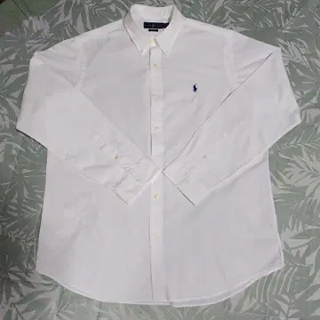 90s Ralph Lauren XL 화이트 긴팔 셔츠