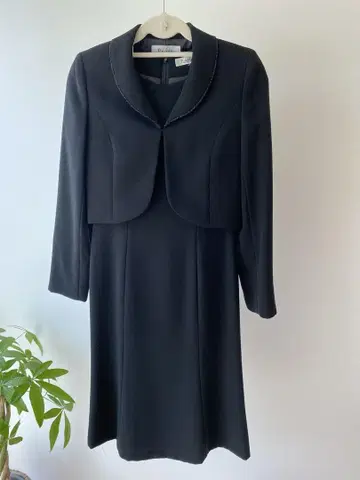 블랙 포멀 자켓 원피스 2점 관혼상제 porepine