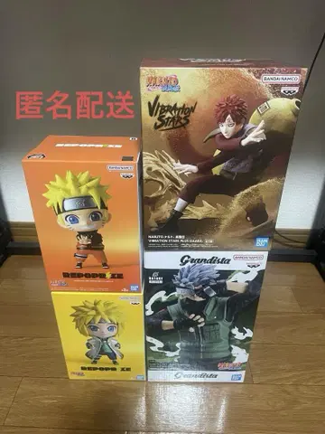 나루토 질풍전 NARUTO 피규어 4체 세트 프라이즈
