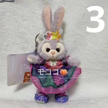 홍콩 디즈니 개원 20주년 기념 스텔라루 봉제 인형 키체인