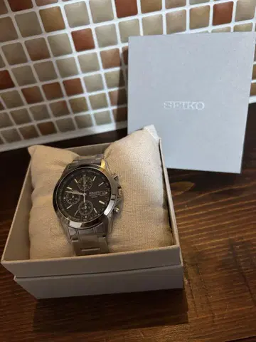 SEIKO 실버 시계