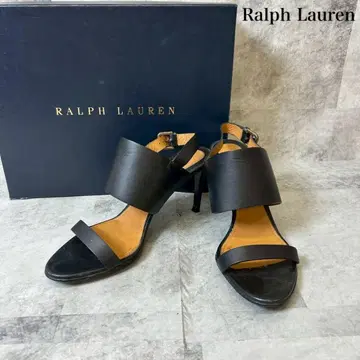 Ralph Laren 가죽 샌들 핀힐 이탈리아제 37.5 R91