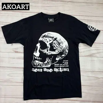 AKOART 아코아트 스컬 티셔츠