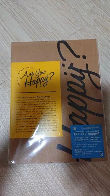 초회 한정판 아라시 Are You Happy? DVD