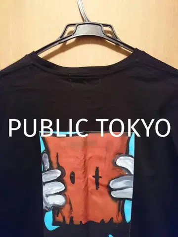 새상품 PUBLIC TOKYO 프린트 반팔 티셔츠 티셔츠