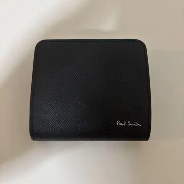 Paul Smith 블랙 브라이트 스트라이프 플러 2단 접이식 지갑