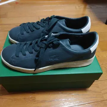 라코스테 다크 그린 스니커즈 26.5cm