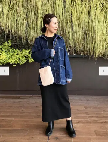 유니클로 유틸리티 데님 자켓 BLUE MENS:M