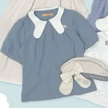 시나모롤 피케 셔츠