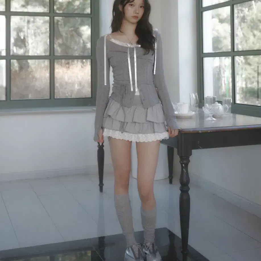 NEWALRIN] Bubble cancan lace mini skirt #뉴얼린,#캉캉스커트