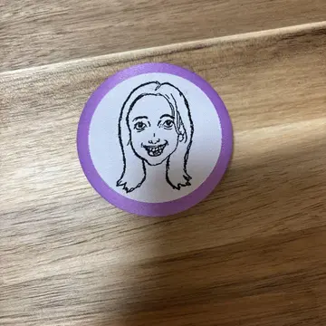 히나타자카46 코니시 나나미 카토시 화백의 초상화 캔뱃지