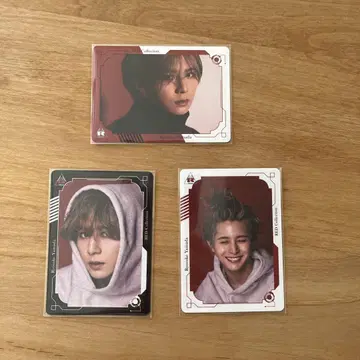 야마다 료스케 비주얼 카드 RED 최초 한정판 ABC