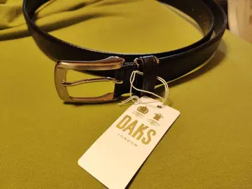 DAKS 가죽 벨트 블랙 미사용 새상품 표소가죽