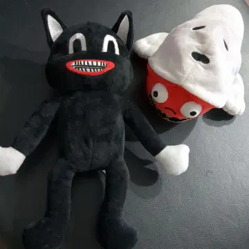 카툰 캣 브릿지 웜 봉제 인형