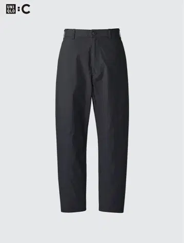 UNIQLO C 유니클로 C 와이드 테이퍼드 팬츠 M 블랙