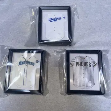 MLB 유니폼 프레임 마그넷 다저스, 마리너스, 컵스 3개