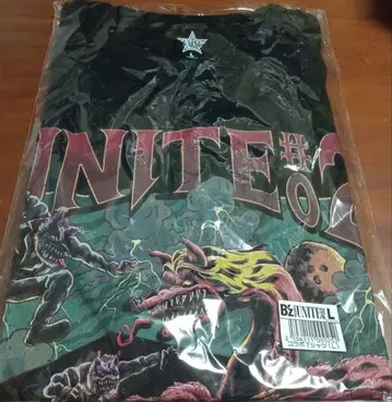 UNITE #02 블랙 티셔츠 L