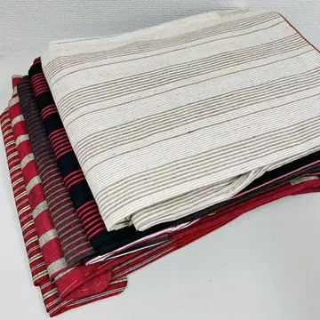기모노 순수 실크 5착 묶음 판매 리메이크 재료 S-1347