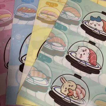 치이카와 (먼작귀) 쿠라스시 클리어 파일 4종 컴프 세트