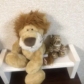 nici 사자 봉제 인형 택 포함 & 키링