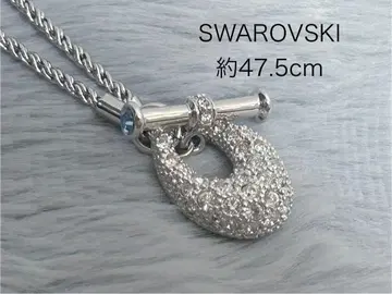 SWAROVSKI 파베 스타일 목걸이 약 47.5cm