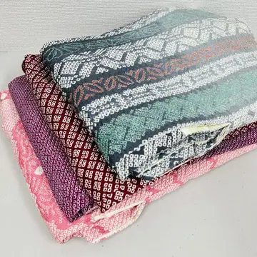 총 겉옷 순수 실크 4벌 묶음 판매 리메이크 재료 S-1365