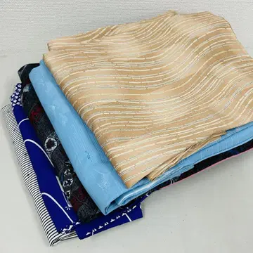 워셔블 기모노 화학 섬유 5벌 묶음 판매 리메이크 재료 S-1373