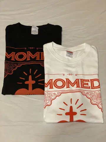 MOMED 티셔츠 (화이트 블랙 세트) 2023