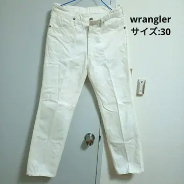 wrangler 화이트 데님 청바지