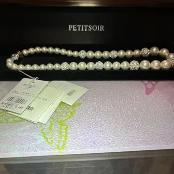 PETITSOIR 펄 2줄 목걸이 새상품