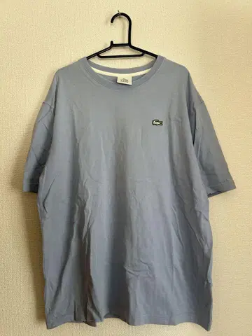 Lacoste/반팔/티셔츠/남성용/여성용/라이트 블루