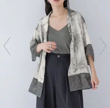 레이스 트림 보카시 셔츠 SS