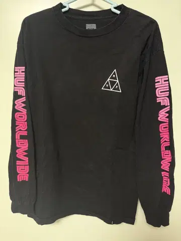HUF 긴팔 티셔츠 블랙 M