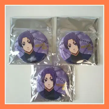 미카게 레오 블루 록 전 에고 전 트레이딩 홀로그램 금박 캔뱃지 3종