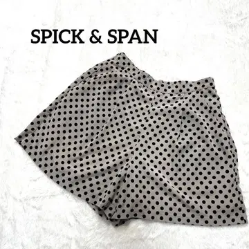 SPICK&SPAN 큐롯 팬츠 도트 베이지 여성용 S