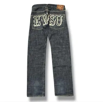 Evisu 다크 블루 스트레이트 청바지