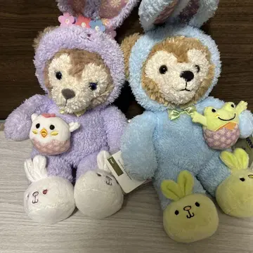 택 포함 홍콩 디즈니 더피 프렌즈 부활절 봉제 인형 가격 인하 불가