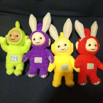 텔레토비즈 토끼 귀 봉제 인형 4개 세트