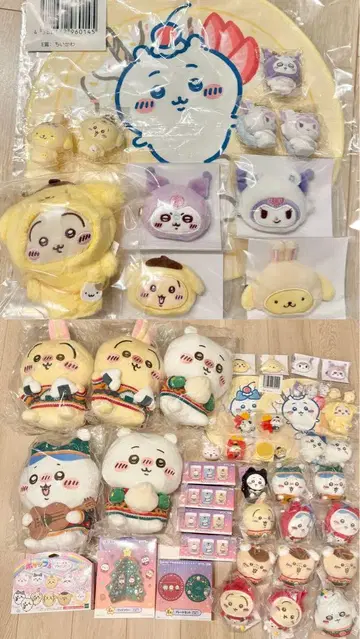 치이카와 (먼작귀) 산리오 애니마이 복권 굿즈 모음