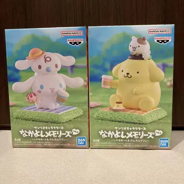 산리오 피규어 2점 모음 나카요시 메모리즈 시나모롤 폼폼푸딩