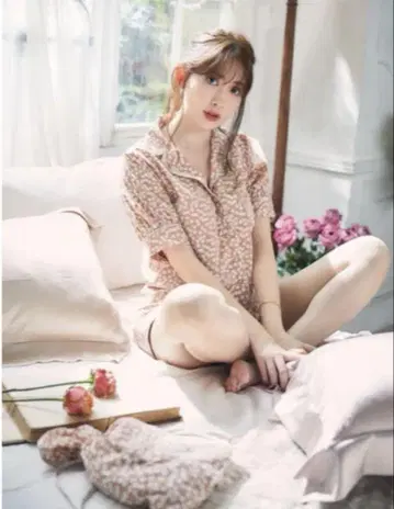 Her lip to Cherry Pattern PJ 세트 (3종 세트)