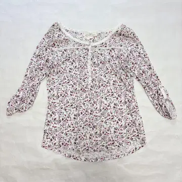 H&M 에이치앤엠 꽃무늬 코튼 블라우스 올 패턴 M 사이즈 셔츠
