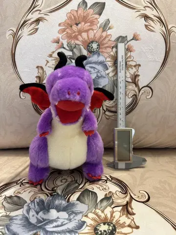 보라색 드래곤 봉제 인형 약 20cm