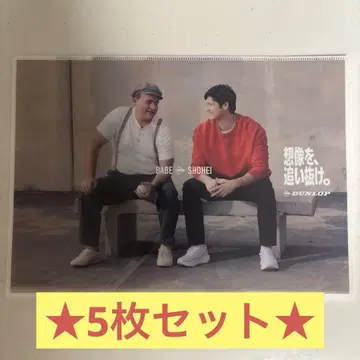 DUNLOP Babe & Shohei 클리어 파일 5매 세트