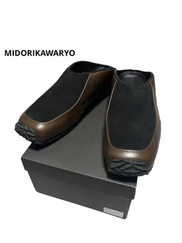 MIDORIKAWARYO 카본 레더 뮬