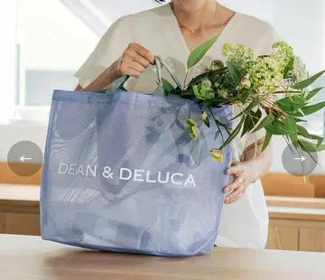 DEAN&DELUCA 메쉬 토트백 라일락 L 사이즈
