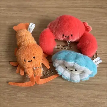 해산물 봉제 인형 색상 다른 니코리노 총 3종 인형뽑기 경품