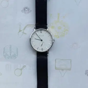 knot 천연 가죽 손목시계