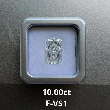 10.00ct F-VS1 라디언트 라보 그로운 다이아몬드